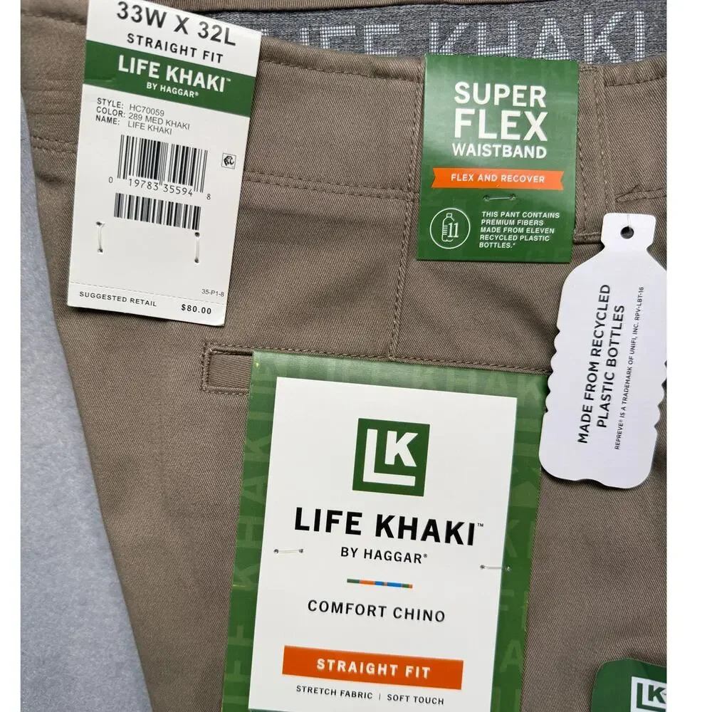 Haggar 33x32 zip